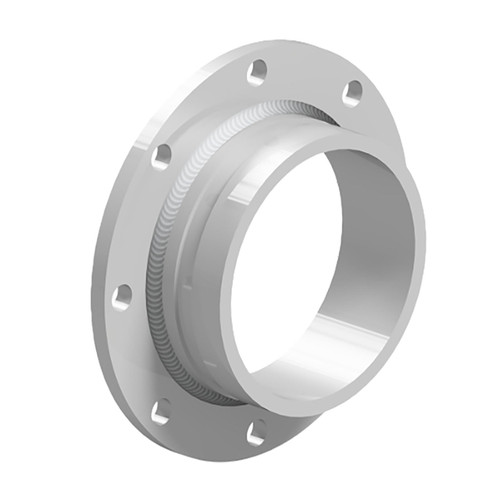 Betts Grooved Adapter 4 in. TTMA Flange x 4 in. Victaulic - Aluminum