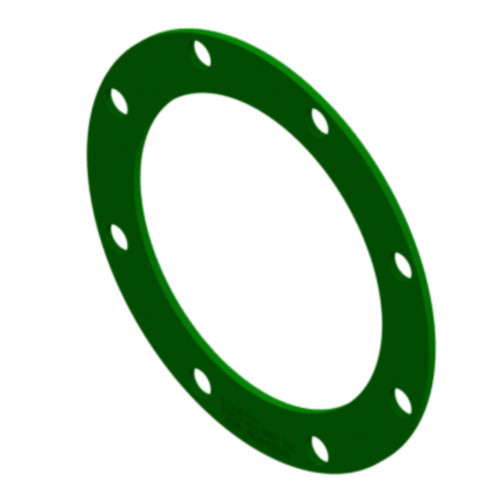 Betts 2 in. x 9/100 in. Thick Cork Nitrile TTMA Full Face Flange Gasket