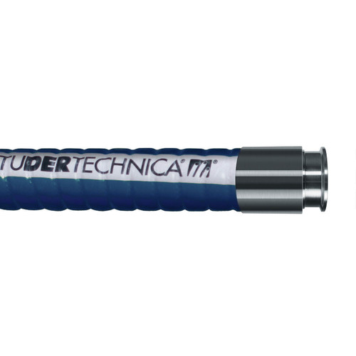 Tudertechnica Glidetech® Nitrile 1 in. Food and Beverage Hose Assembly w/ 3A Tri-Clamp Ends