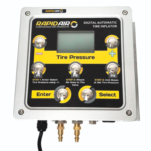 RapidAir K3063 Wall Mount Tire Inflator – Three Preset