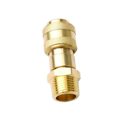Rapid Air K6221 1/4 in. NPT Brass Push to Connect Type M Coupler - 30 CFM Body