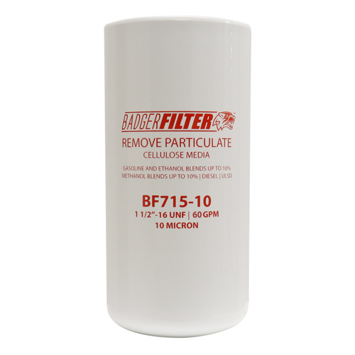 BadgerFilter BF715-10 Fuel Filter - 10 Micron, Particulate