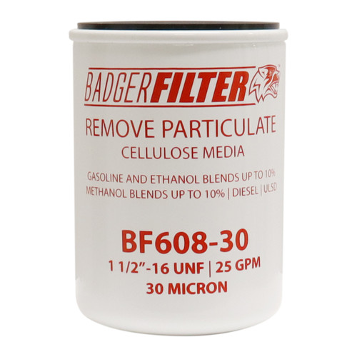 BadgerFilter BF608-30 Fuel Filter - 30 Micron, Particulate