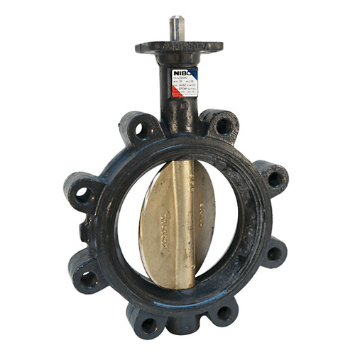 NIBCO 2 1/2 in. Butterfly Valve - 200 PSI, Ductile Iron & Lug Type