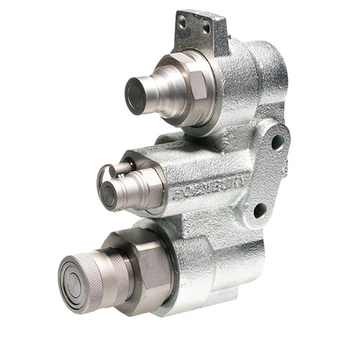 Holmbury HDB 1/2 in. Zinc Nickel Decompression Block Coupling, ISO 16028 W/ NBR and PTFE Seals