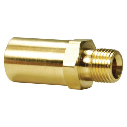 Dixon 0010055C 1/8 in. -27 Brass Male NPT Grease Whip Chamfered Base Fitting