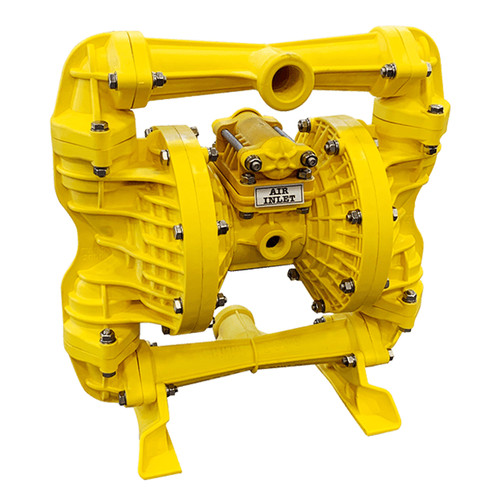 Pumps 2000 Yellow P25BY02 1 in. Nylon Diaphragm Pump, Hytrel Balls
