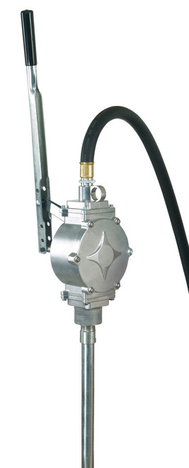 Fuelworks Piston Hand Pump w/ Hose - 24 Gal per 100 Strokes