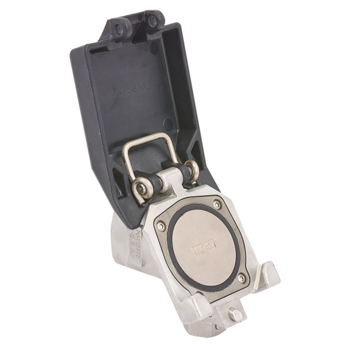 Control Devices DryLink® 3 in. Dry Disconnect Adapter, Triclover, Unpolished 316 Stainless Steel W/ EPDM Seal