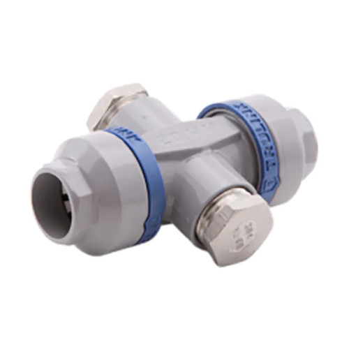 AST TP2-40-08F Push to Connect Straight Union - 40 mm w/ 1/2 in. FNPT Ports