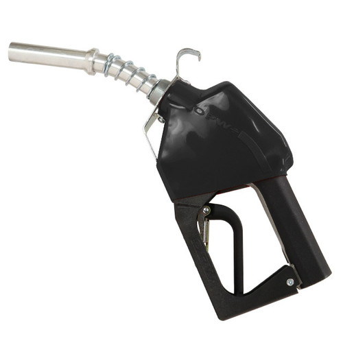 OPW 11APF-40FS-NUL Unleaded 3/4 in. Automatic Farm Nozzle With Hanger - Black