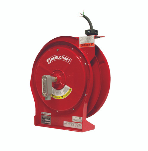 Reelcraft L 5750 103 X 10/3 50 ft. Premium Duty Flying Lead Cord Reel - Reel & Cord