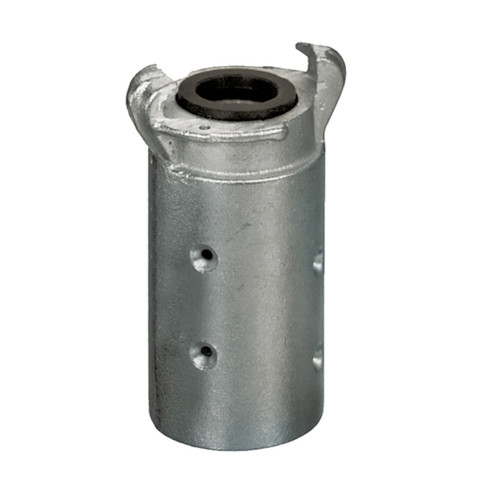 Kuriyama QPI2 1 in., 1 1/4 in. Plated-Iron Two-Lug Sand Blast Hose Coupling