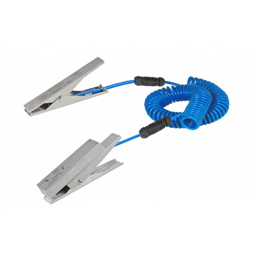 Newson Gale Bond-Rite EZ Self Testing Bond Clamp Assembly w/ 32 Ft Coiled Cable & X90-IP Heavy Duty Clamp