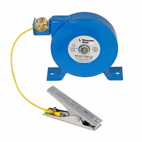Newson Gale Cen-Stat Grounding Reels w/ 50 ft. Cable & Heavy Duty X45 SS Clamps
