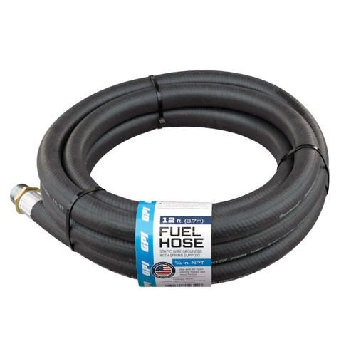 GPI 110187-501 3/4 in. x 12 ft. Fuel Hose with Static Wire