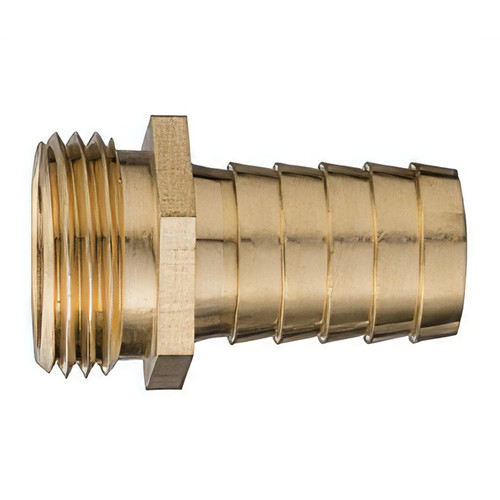 Kuriyama BRGHTM062 5/8 in. Forged Brass Male Garden Hose Fitting