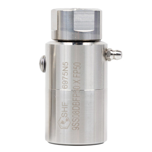 SHF SHFSS12DBFP75XFP75 3/4 in. Female 304 Stainless Steel Straight Pipe Live Swivel