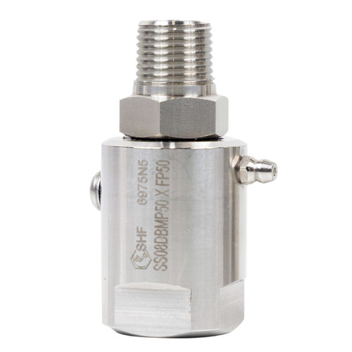 SHF SHF9SS12DBMP75XFP75 3/4 in. Male/Female 304 Stainless Steel 90° Pipe Live Swivel