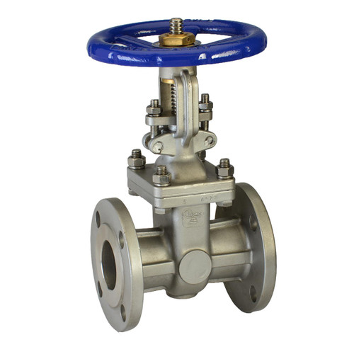 Chicago Valves 21631006 3/4 in. Stainless Steel Gate Valve - Flanged, Class 300, 740 PSI
