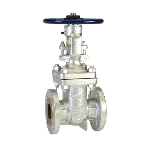 Chicago Valves 21411080 8 in. Cast Steel Gate Valve - Flanged, Class 150, 285 PSI