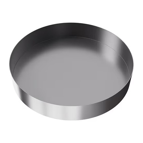 JME 12 in. Round Stainless Steel Drip Pan