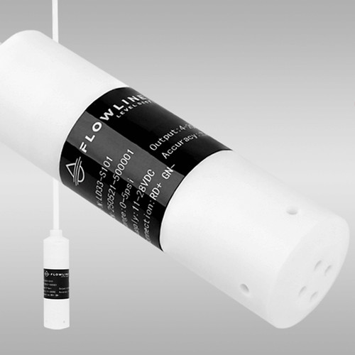 Flowline LD33-S111 DeltaSpan LD33 Submersible Pressure Level Transmitter, 23 ft. Range