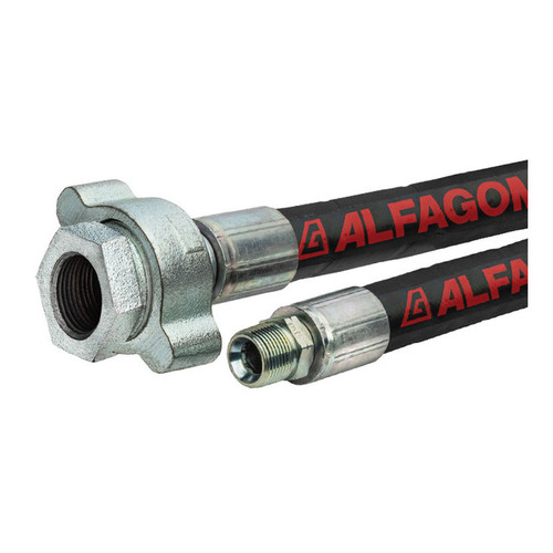 Kuriyama T340AA 1/2 in. 270 PSI EPDM Steam Hose w/ Female x Male Crimped Ground Joint Ends