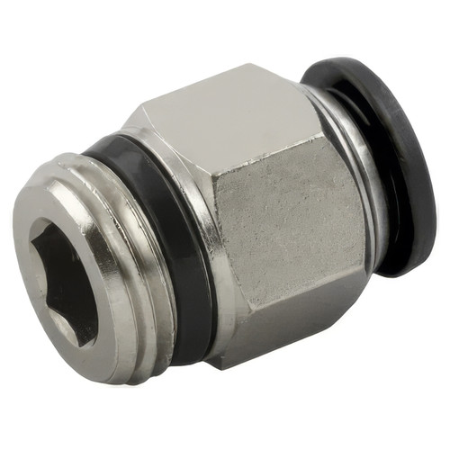 AIGNEP 50000N-4-1/8, 4 mm Push-To-Connect x 1/8 in. Straight Male Fitting Tube - Pack of 10