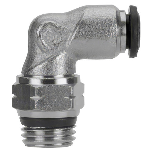 AIGNEP 50115N-5-M5, Swivel Elbow 5 mm Push-To-Connect Tube x M5 Thread - Pack of 10