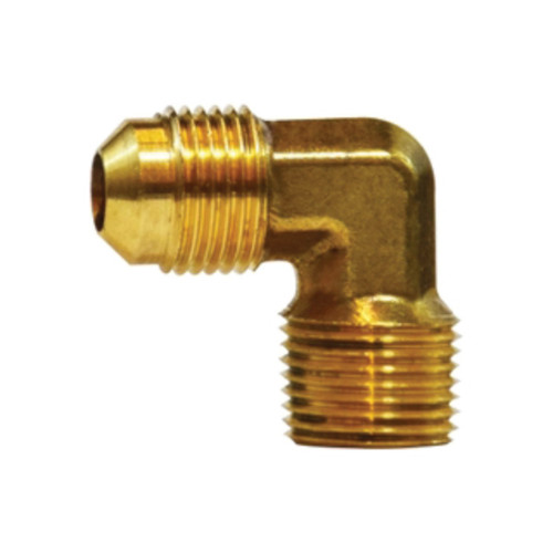 Midland Industries 10306 Brass 90° Male Elbow, 3/4 in. Male Flare x 3/4 in. MNPT