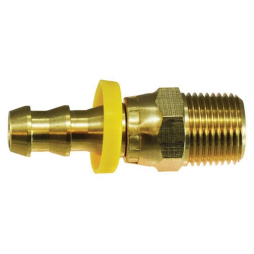 Midland Industries 30390 Brass Push on Swivel Adapter, 3/4 in. Push On Hose Barb x 3/4 in. MIP
