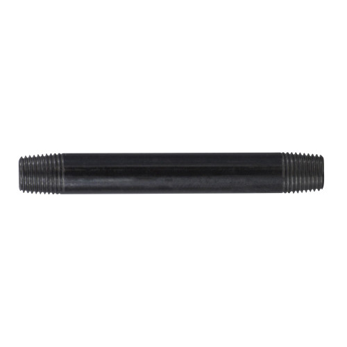 Midland Industries 57020 7/8 in. L Welded Pipe Nipple, Black Steel SCH 40, 1/4 in. MPT