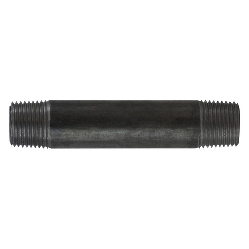 Midland Industries 57062 2 in. L  Welded Pipe Nipple, Black Steel SCH 40, 1/2 in. MPT