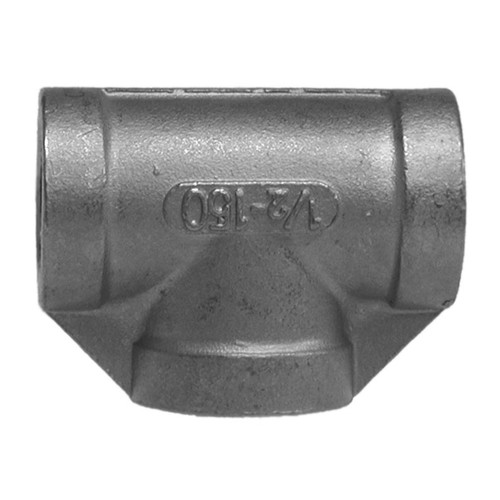 Midland Industries 62254 Stainless Pipe Tee, 3/4 in. FNPT x 3/4 in. FNPT, 150 PSI