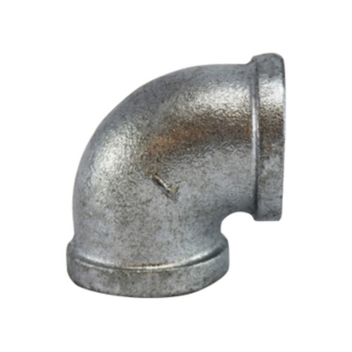 Midland Industries 64150 90° Reducing Elbow, Galvanized, 3 in. FPT x 2 in. FPT, 150 PSI