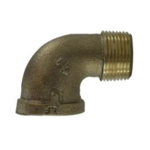 Midland Industries 44163LF 90° Street Elbow, Lead Free Bronze, 1/2 in. FPT x 1/2 in. MPT
