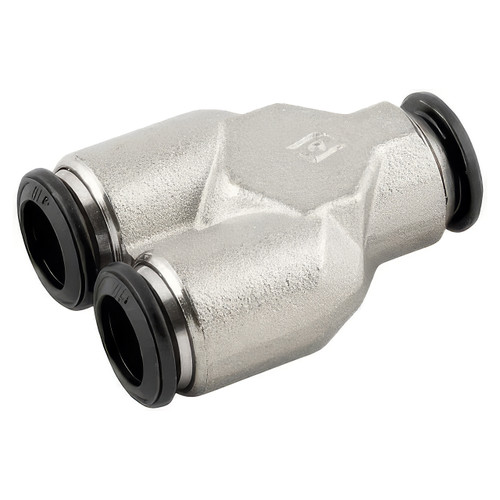 AIGNEP 50310N-6, 6 mm Tube x Push-To-Connect Union Y Fitting - Pack of 10