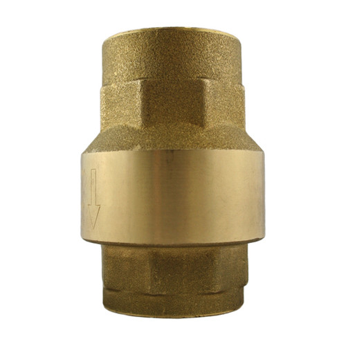Titan Flow Control CV20BR0200 2 in. Threaded Brass Check Valve w/ Nitrile Rubber Seat