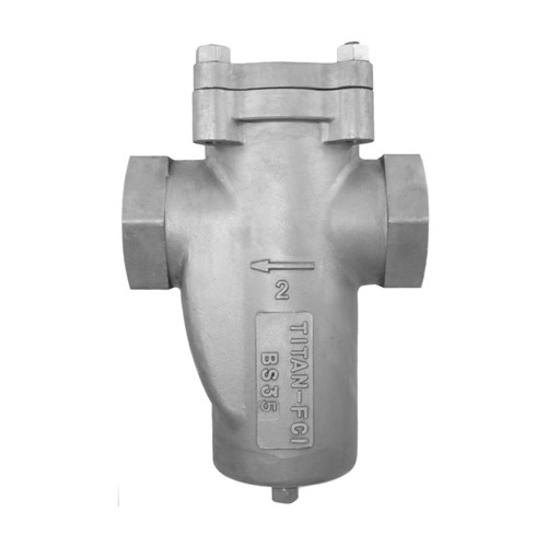 Titan Flow Control BS35C0050 1/2 in. Simplex Basket Strainer, Threaded, Carbon Steel - ASME Class 150/300