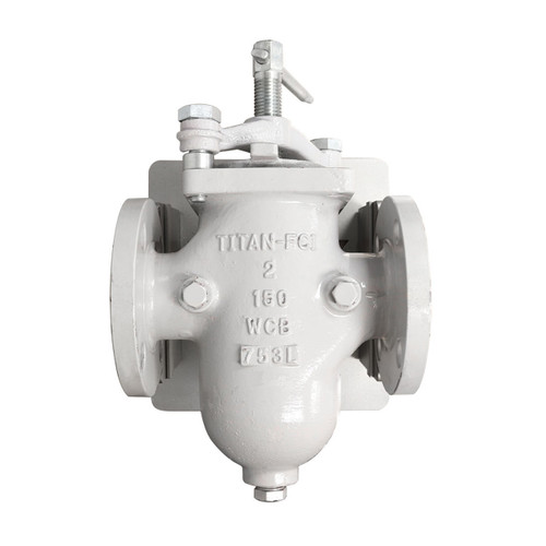 Titan Flow Control BS85LC0400 4 in Simplex Basket Strainer w/ Clamp Cover & Perforated Basket No Mesh, Carbon Steel, Flanged - Class 150