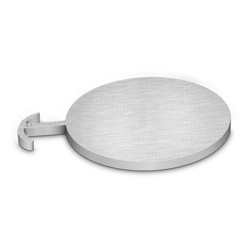 Titan Flow Control PB39SS0300 3 in. Single Blind w/ Mill Finish, Stainless Steel, 1/4 in. Thick - 300#