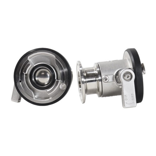 DataMate 1 in. 304 Stainless Steel Dual Interlock Quick Coupling for Liquid Cooling Systems - Tri Clamp