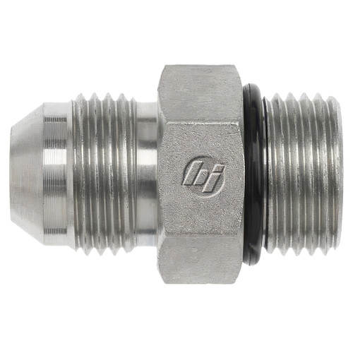 Brennan 6400-06-06-O Male JIC 37 Degree Flare Port Connector Fitting Steel 6,000 PSI