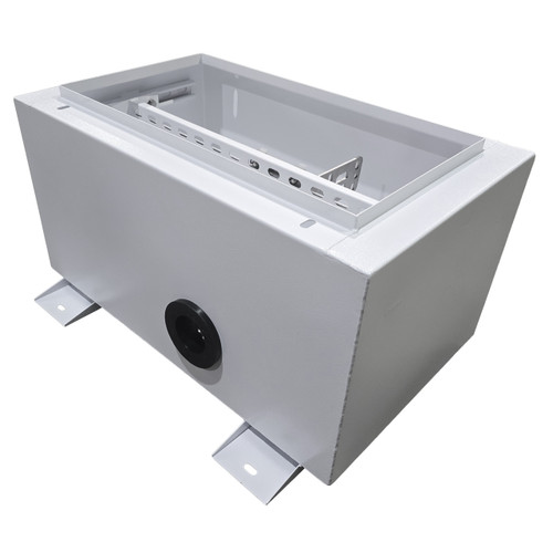 Fairfield Industries DPC-1/2 Single Product Carbon Steel Dispenser Platform, Adjustable Stabilizer Bar, Shear Valve Bracket, 2 in. Flexible Entry Boot