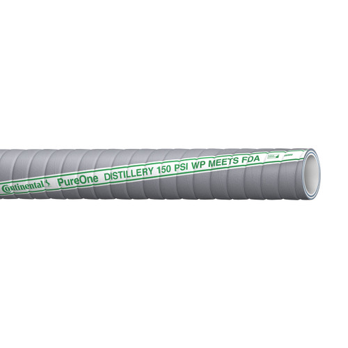 Continental ContiTech PureOne Distillery Food Grade 1 in. Suction & Discharge Hose - Hose Only