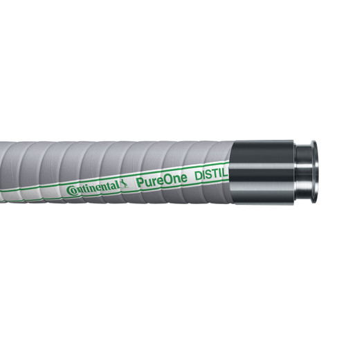 Continental ContiTech PureOne Distillery Food Grade 1 in. Suction & Discharge Hose w/ Tri-Clamp Ends