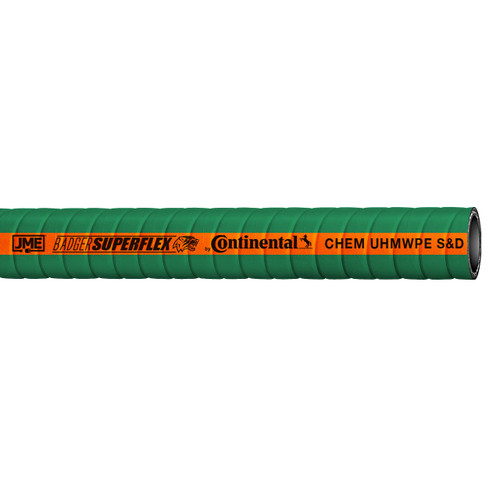 BadgerFlex C-Series 2 in. Chemical Transfer Hose, 200 PSI - Hose Only