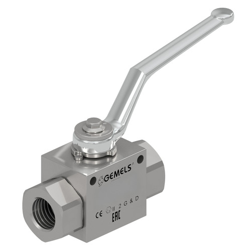 Gemels GE2 Ball Valve 1/4 in. NPT DN6 1111AB 7250 PSI