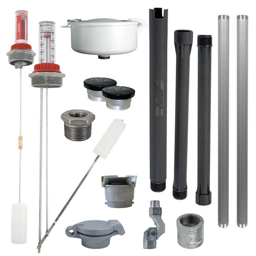 Diesel Vent Kit w/ 1 in. Swivel for 550 Gal x 48 in. Double Wall Tank - FNPT